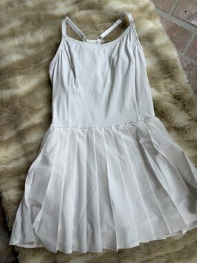 White tennis dress